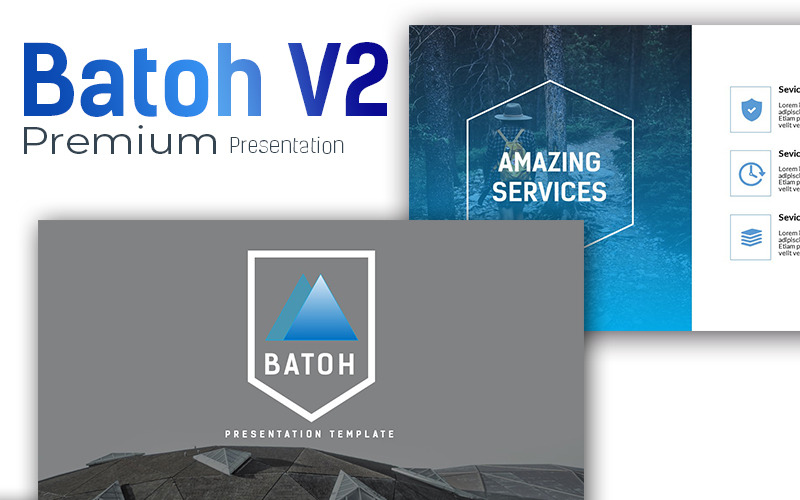 Batoh V2 Premium Presentation - Keynote-Vorlage
