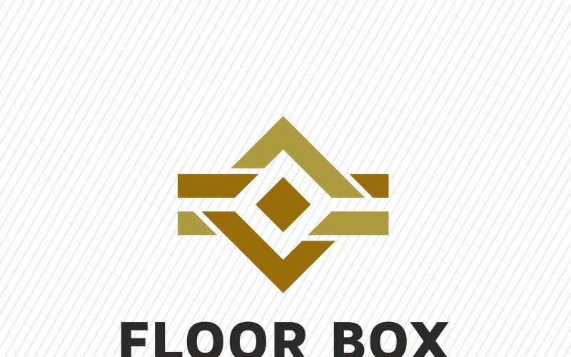 Download Шаблон логотипа "Floor Box Logo Template" / Floor Box Logo Template - Шаблон логотипа на тему графика black business colors company floor logo brand branding carpet concrete creamic decoration designer detailer floating flooring ground hardwood home staging