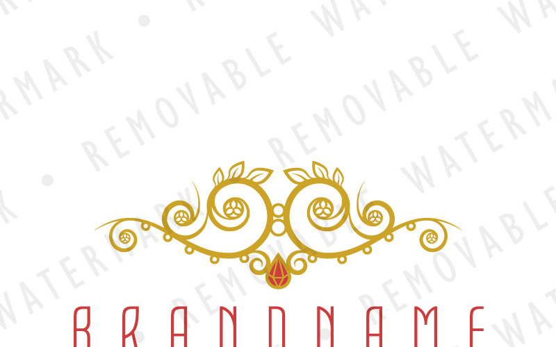 Download Шаблон логотипа "Forest Tiara Logo Template" / Forest Tiara Logo Template - Шаблон логотипа на тему графика nature luxury decoration jewel crown accessory gem tiara coronet floral queen princess jewelry wedding photographer logo design template beauty fashion