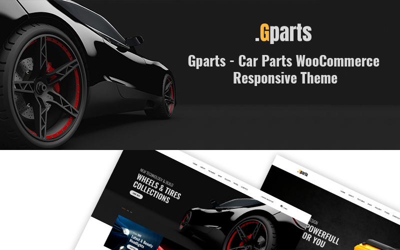 Gparts-汽车零件自适应WooCommerce主题