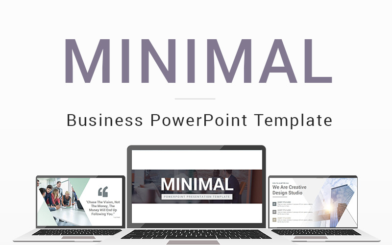 Modelo de MiniMal Business PowerPoint