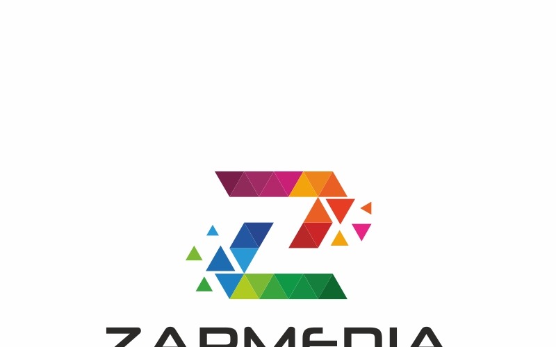 Download Шаблон логотипа "Zapmedia Logo Template" / Zapmedia Logo Template - Шаблон логотипа на тему графика black blue brand business circle circular company corporate design green grey identity letter z logo modern orange psd psd purple