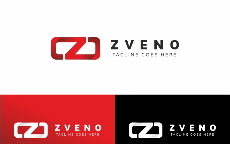 Zveno Z lettera Logo modello di logo