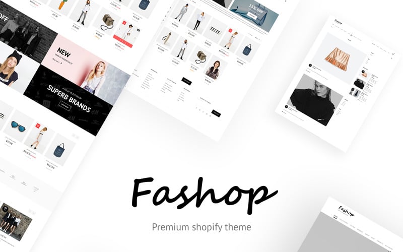 Tema di Shopify per abbigliamento Fashop
