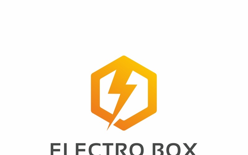 Download Шаблон логотипа "Electro Box Logo Template" / Electro Box Logo Template - Шаблон логотипа на тему графика electro electronic tools energy flat hexagon logo logos animal modern simple business nature elegant letter green design lion blue estate