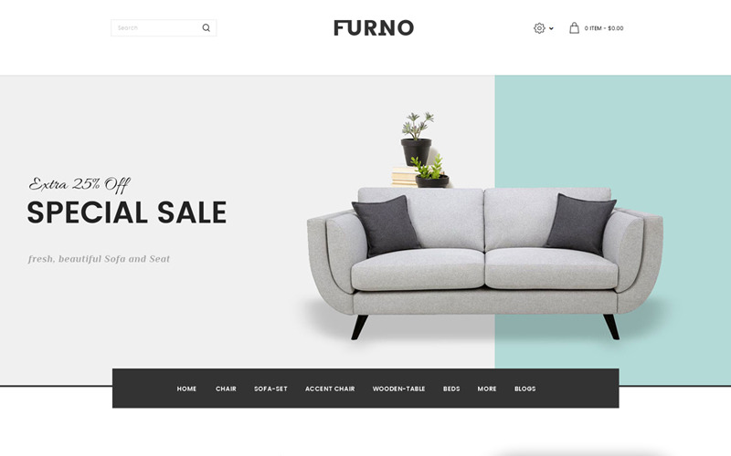 шаблон opencart мебельного магазина