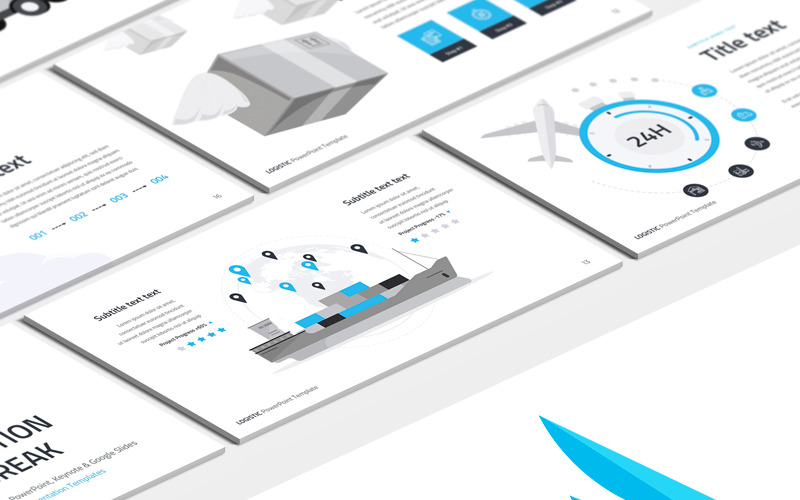 Logistisk - Keynote-mall