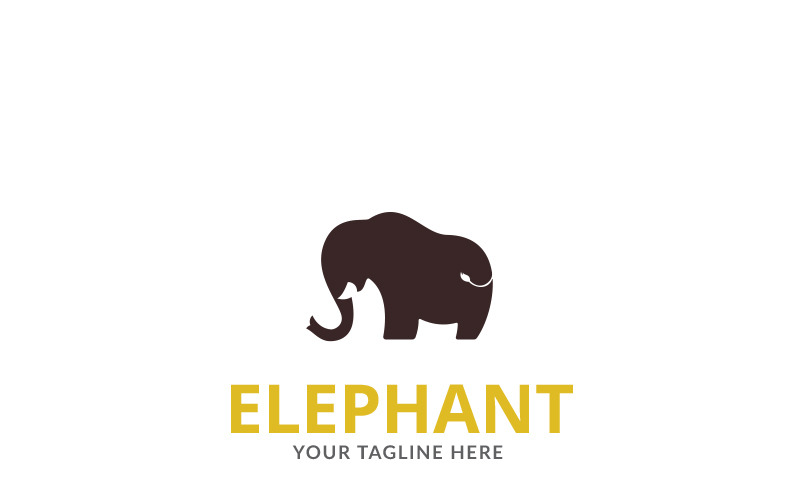 Download Шаблон логотипа "Elephant Art Design Logo Template" / Elephant Art Design Logo Template - Шаблон логотипа на тему графика africa animal baby birth blog born care child children clothing cute elephant events fun happy kid kids logo mammoth newborn