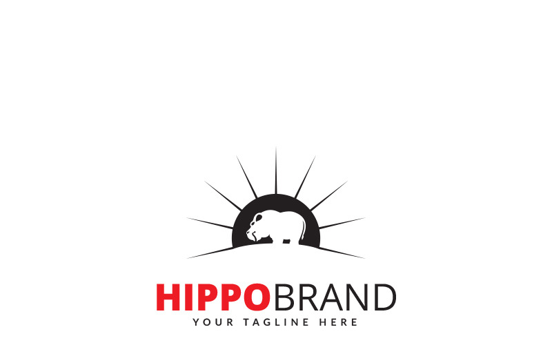 Hippo Design Logo Template