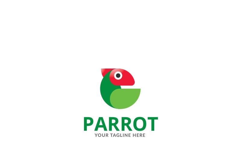 Parrot Design Logo Template