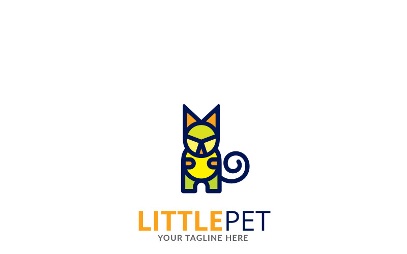 Шаблон логотипа Little Pet