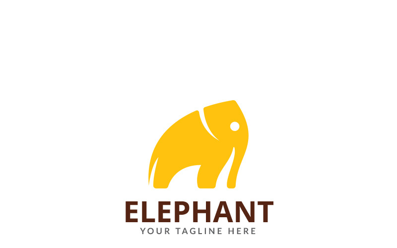 Download Шаблон логотипа "Elephant Design Logo Template" / Elephant Design Logo Template - Шаблон логотипа на тему графика animal animal logo bigfoot brand branding business color colorful communication company creative creativity design designer different elephant logo giant green