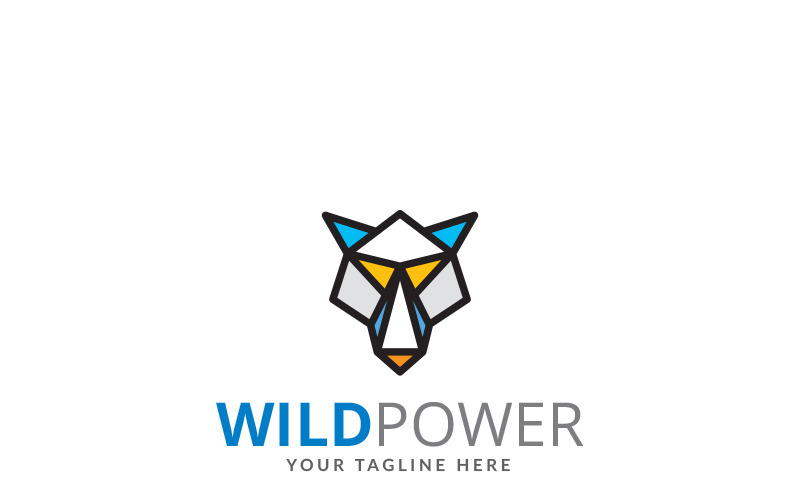 Modello di logo di Wild Power