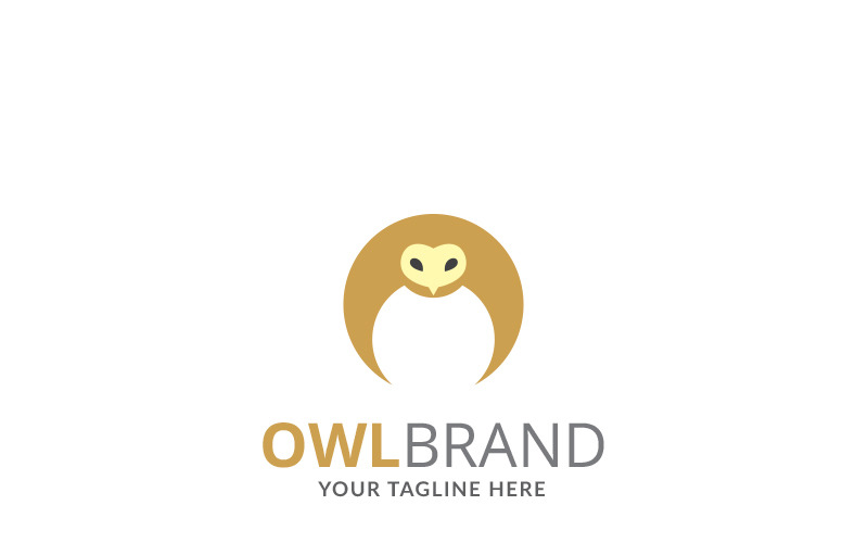 Download Шаблон логотипа "Owl Brand Logo Template" / Owl Brand Logo Template - Шаблон логотипа на тему графика abstract animal blog company cool corporate creative elegant entertainment media memorable owl simple start up studio technology web website