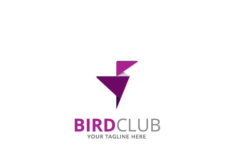 Ptačí klub Logo šablona