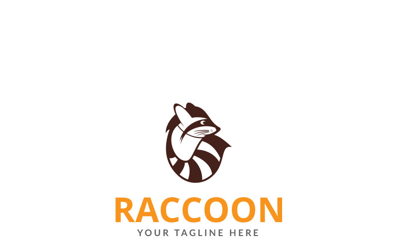 Download Шаблон логотипа "Raccoon Logo Template" / Raccoon Logo Template - Шаблон логотипа на тему графика animal baseball brand brave character company design e-sport emblem fox games graphic head icon illustrator logo mascot media professional raccoon