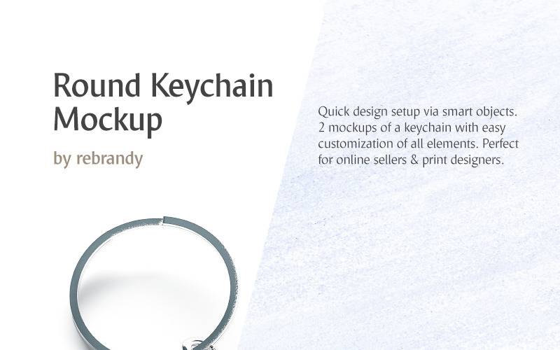 Download Мокап для продукта "Round Keychain product mockup" / Round Keychain product mockup - Мокап для продукта на тему графика keychain mockup keyring ring trinket souvenir psd download chain pendant metal round corporate circle access advertising bibelot business charm circular
