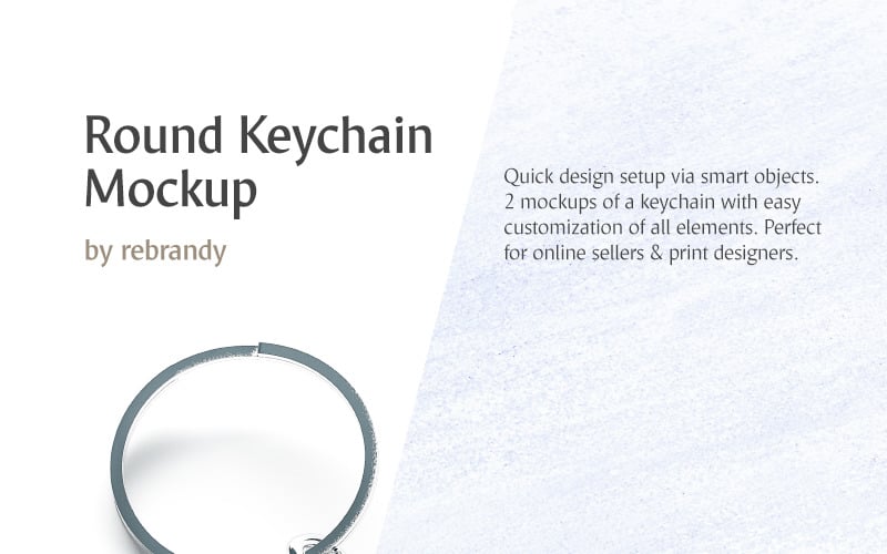 Kulatý model Keychain produktu