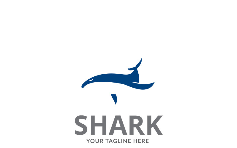 Download Шаблон логотипа "Shark Design Logo Template" / Shark Design Logo Template - Шаблон логотипа на тему графика animal blue brand branding deep dive diver dynamics fast fish great white hunt hunter identity motion ocean oceanic predator professional