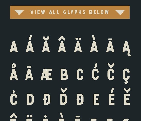 Berringer - Vintage typefamilie lettertype