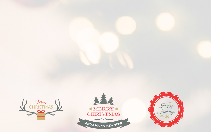 Download Иллюстрация "Christmas Badges Pack - Illustration" / Christmas Badges Pack - Illustration - Иллюстрация на тему графика christmas badges retro holidays seasons greetings new year merry happy december xmas logo vector