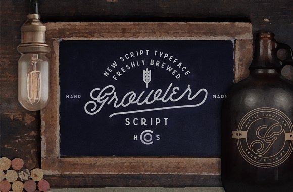 Fuente Growler Cursive
