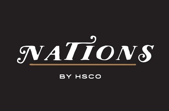 Nazioni - Carattere disegnato a mano