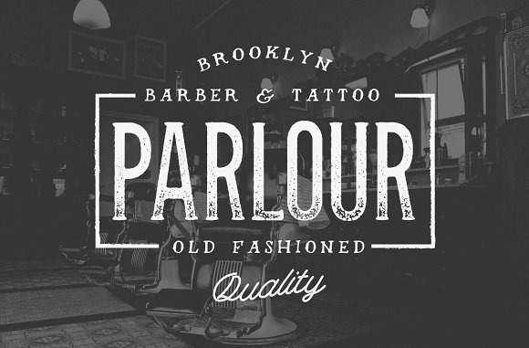 Салон - шрифт Vintage Serif