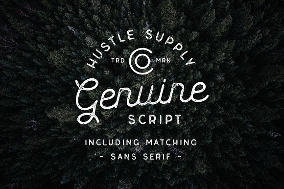 Script originale - Carattere Duo di tipo strutturato