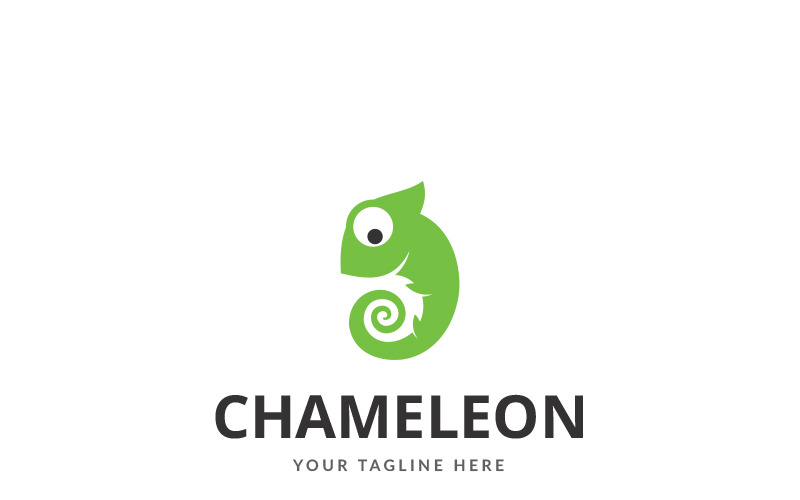 Camaleonte modello di Logo creativo