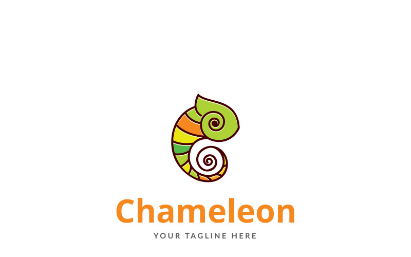 Download Шаблон логотипа "Chameleon View Logo Template" / Chameleon View Logo Template - Шаблон логотипа на тему графика animal animals botanic brand branding cartoon chameleon creative eco ecological elegant green greenhouse lizard logo logotype market marketplace mascot media