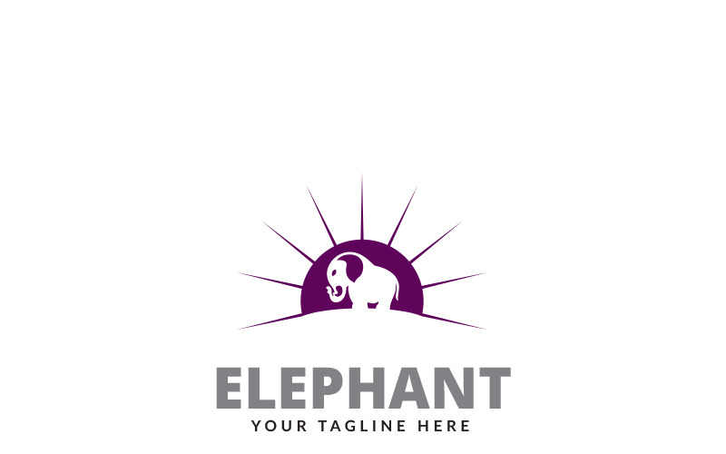 Download Шаблон логотипа "Elephant Logo Template" / Elephant Logo Template - Шаблон логотипа на тему графика africa animal studio animals art best logo big colored elephant creative mark elephants emblem huge kid logotype mammoth media shop