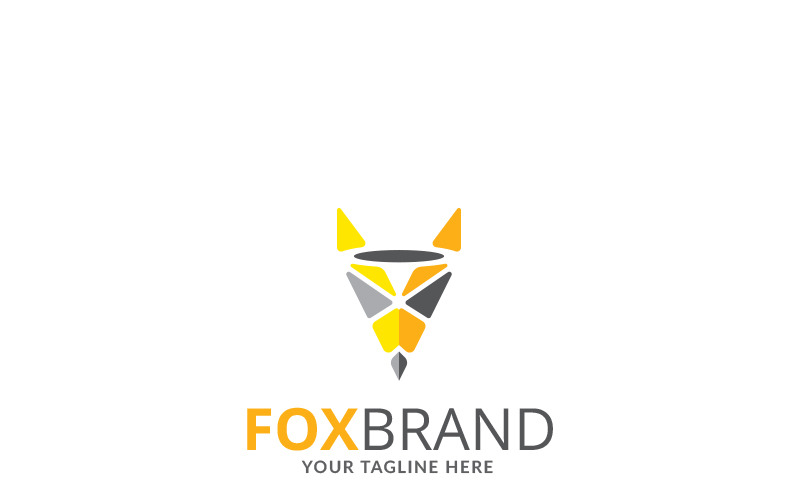 Download Шаблон логотипа "Fox Art Brand Logo Template" / Fox Art Brand Logo Template - Шаблон логотипа на тему графика agency agent agents animals apparel branding business clean clothing club community company concept cool corporation creative designer forum fox game