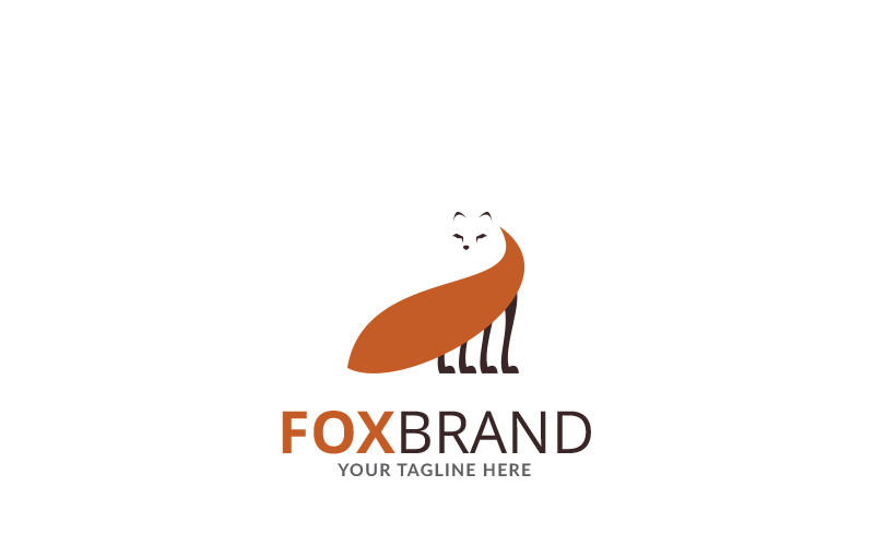 Download Шаблон логотипа "Little Fox Logo Template" / Little Fox Logo Template - Шаблон логотипа на тему графика abstract app brand branding business clean company corporate creative design fire firefox fox game hot internet logo media modern print