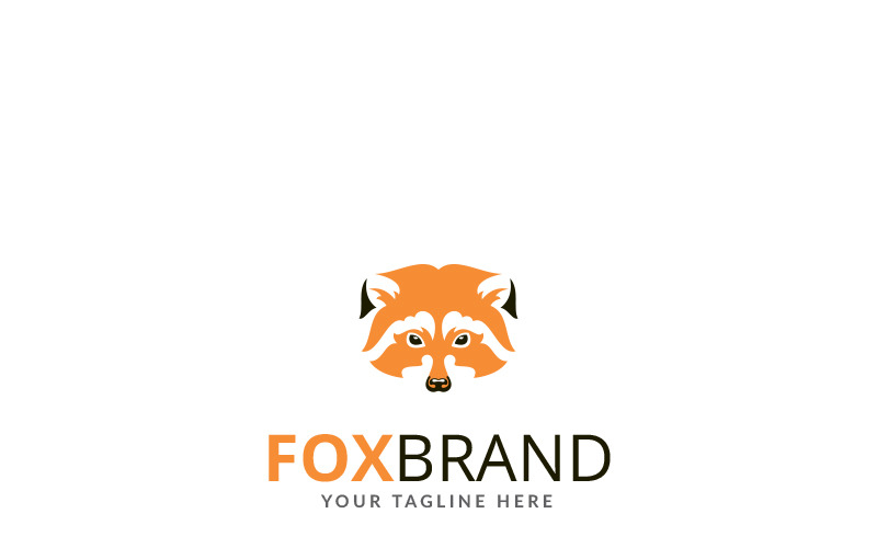 Modèle de logo de renard