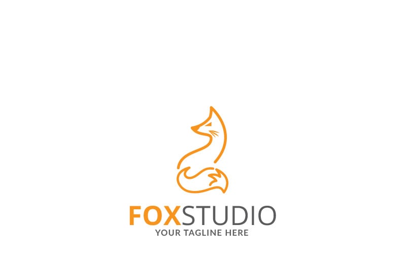 Modello di logo di Fox Studio