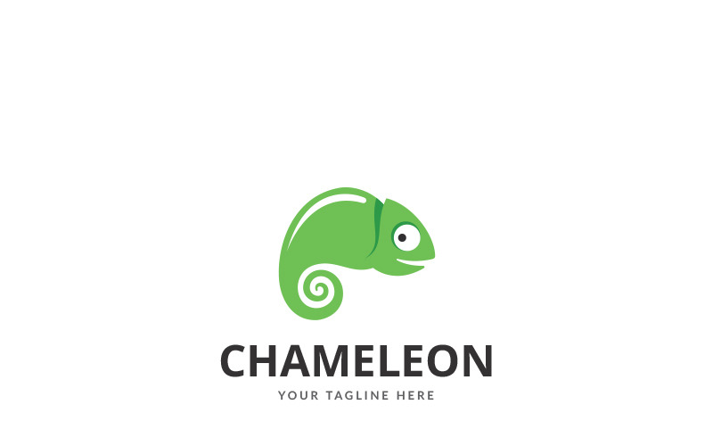 Шаблон корпоративного логотипа Хамелеон