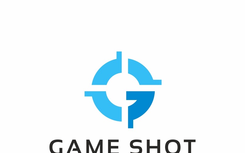Шаблон логотипа Game Shot
