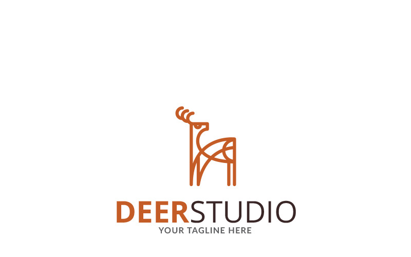 Download Шаблон логотипа "Save Deer Studio Logo Template" / Save Deer Studio Logo Template - Шаблон логотипа на тему графика abstract logo animal creative deer elegant branding flat minimal geometry hunting design logo kit pack templates luxury luxury simple minimalist