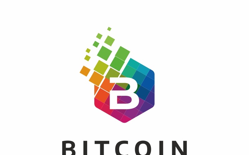 Download Шаблон логотипа "Bitcoin B Letter Logo Template" / Bitcoin B Letter Logo Template - Шаблон логотипа на тему графика b letter logo box brainstorm brand branding business consultant consulting corporate cube cubic cubical designer development entertainment expert gaming hexagon