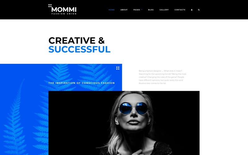 MOMMI - Modello Joomla Fashion Union