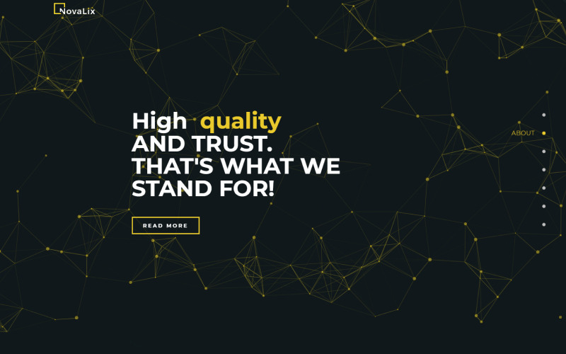 Novalix - шаблон целевой страницы WordPress от Creative Elementor