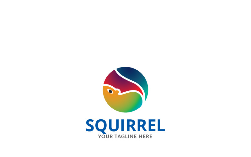Download Шаблон логотипа "Squirrel News Logo Template" / Squirrel News Logo Template - Шаблон логотипа на тему графика active animal apps blue branding bright circle clean community cool corporation creative dynamic games jump lively logo max minimal mobile
