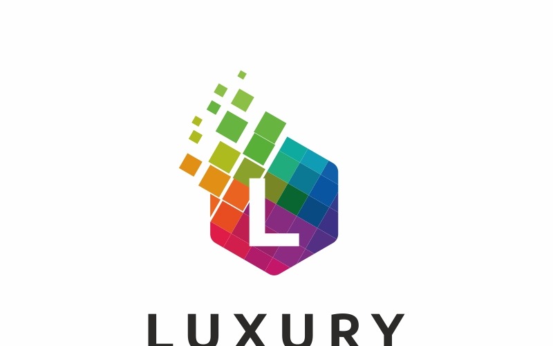 Download Шаблон логотипа "Luxury L Letter Logo Template" / Luxury L Letter Logo Template - Шаблон логотипа на тему графика 3d app apps computer d logo data fast tech hardware high information internet it letter mobile modern software solution solutions