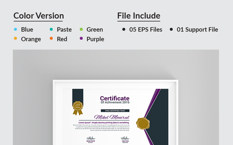 Modelo de certificado de ONG