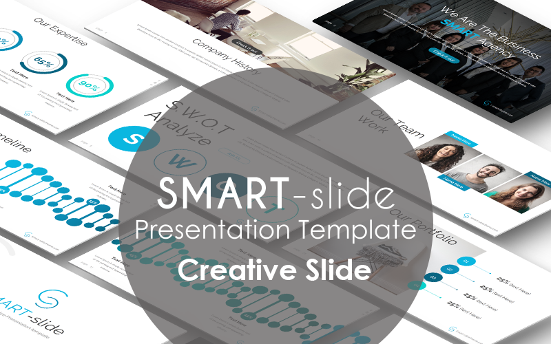 SMART-slide PowerPoint-sjabloon