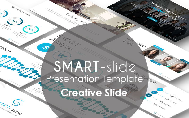 SMART-slide PowerPoint sablon