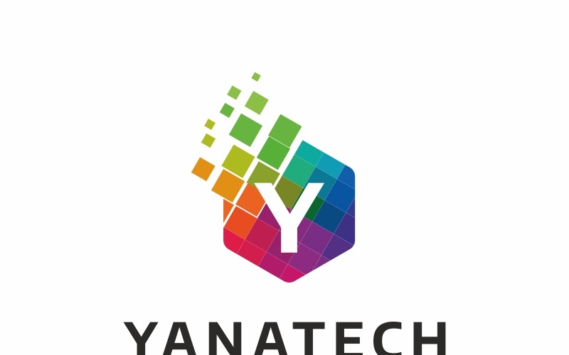 Yanatech Y Letter Logo Template