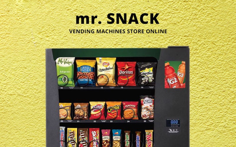 mr.Snack - OpenCart шаблон магазина торговых автоматов