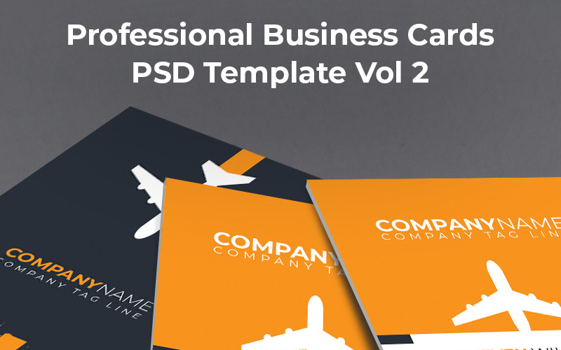 Professional Business Cards PSD Template